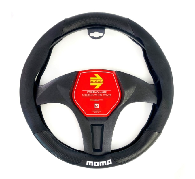 Steering Wheel Cover Momo MOMLSWC0EASBK Black Universal